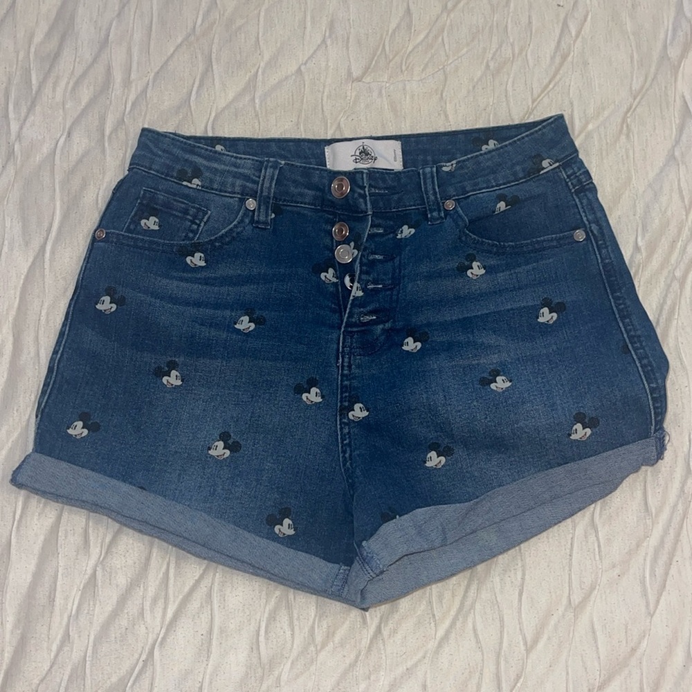 Mickey Mouse denim shorts